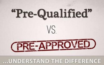 Preapproval versus Prequalification