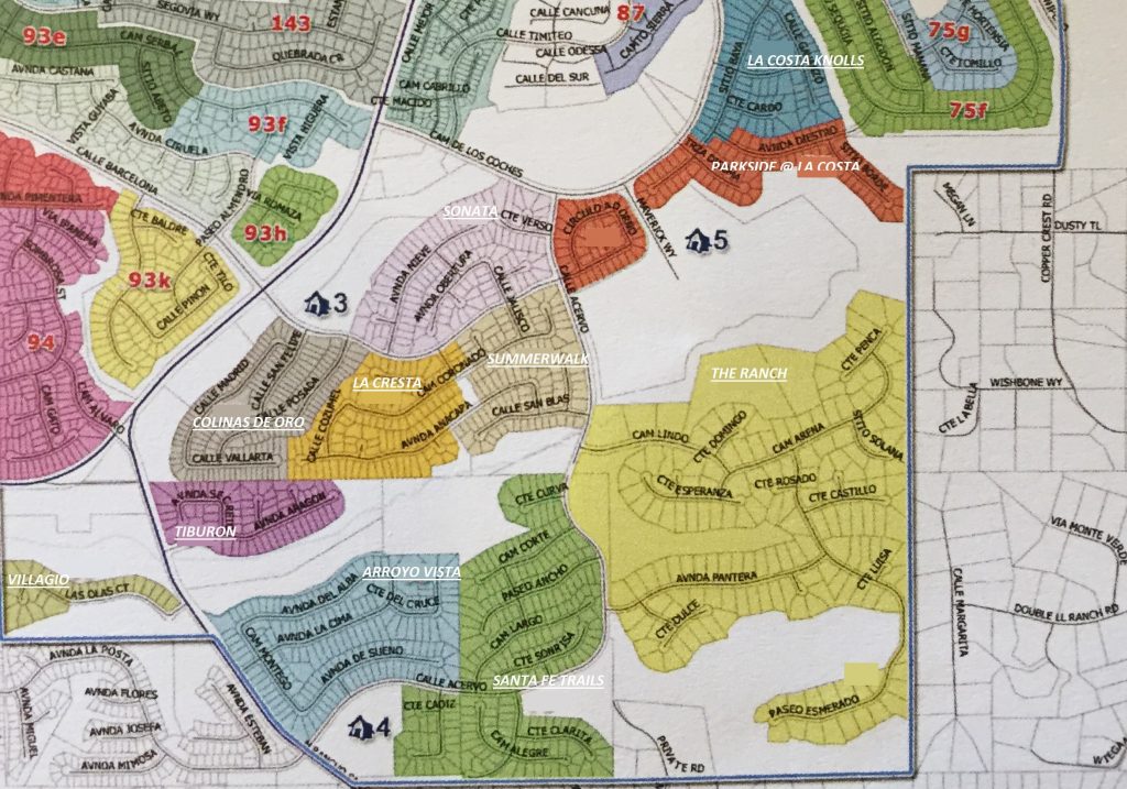 Summerwalk Carlsbad, CA Real Estate FOCUS MAP