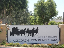 stagecoach park sign cut