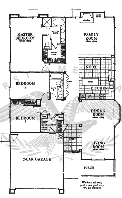 La Costa Valley parkridge Carlsbad Homes plan 1