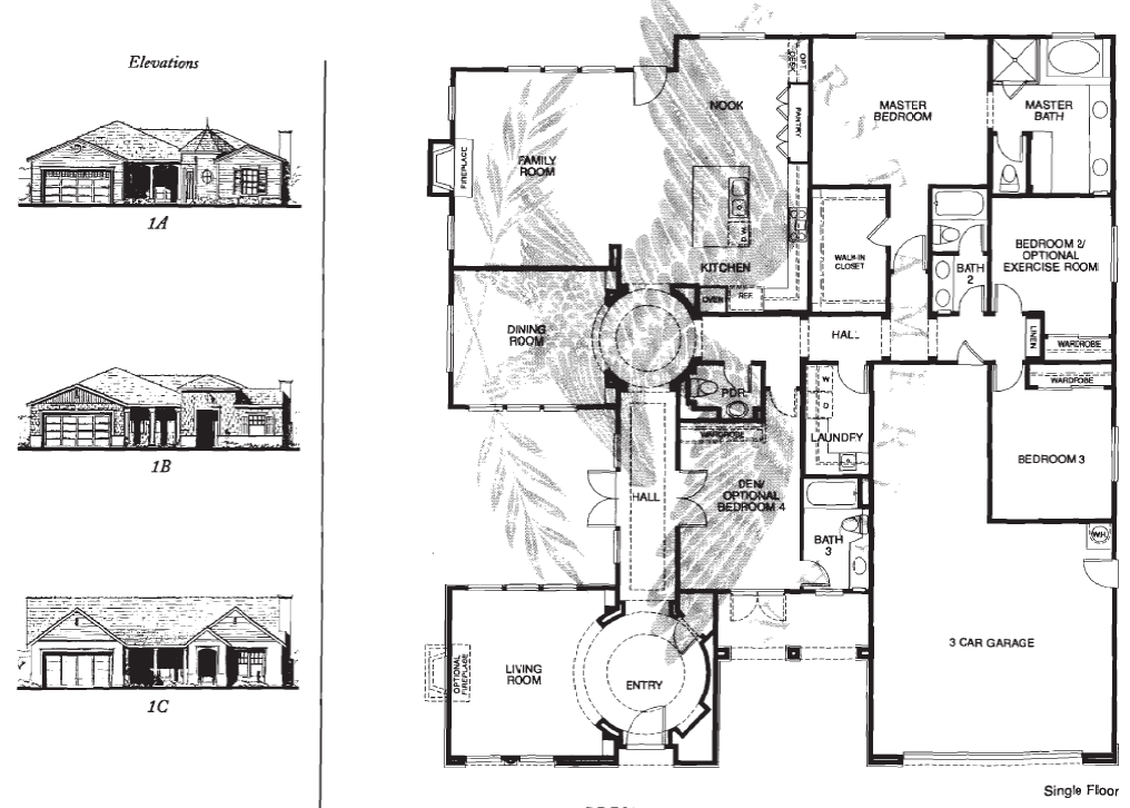 La Costa Valley shelbourne Carlsbad Homes plan 1