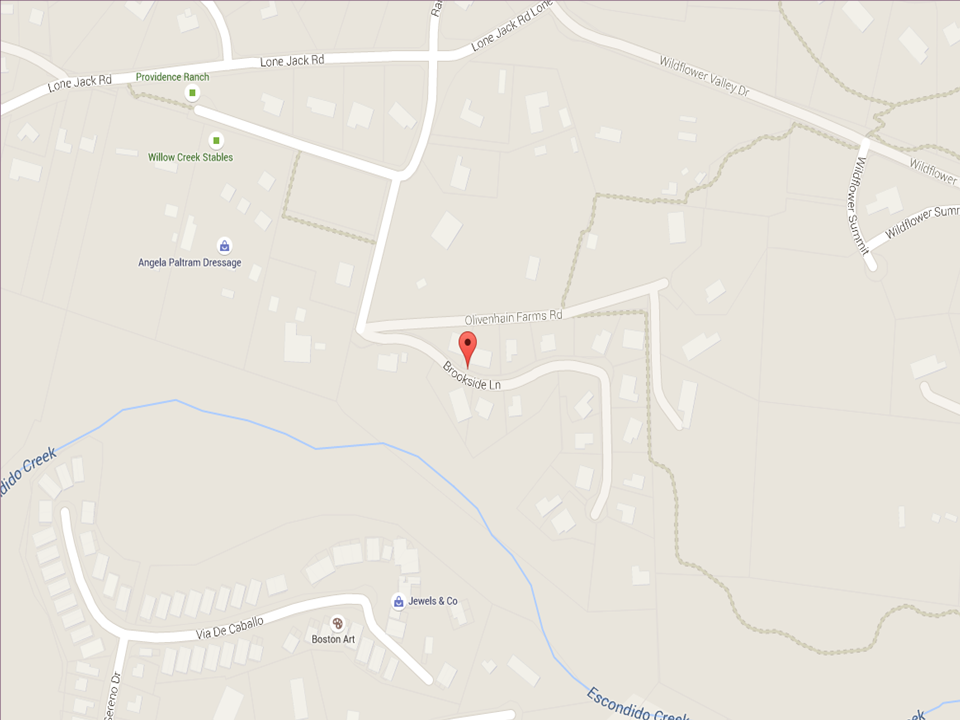 brookside olivenhain map