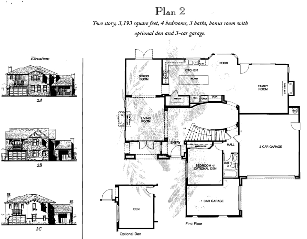 La Costa Valley shelbourne Carlsbad Homes plan 2b